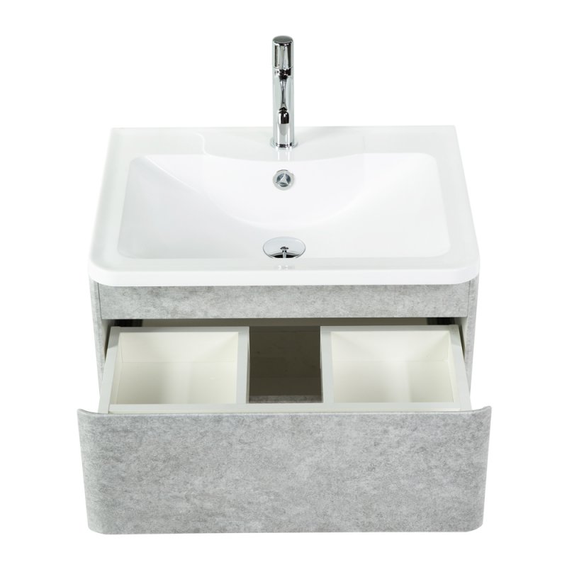 Тумба с раковиной подвесная BelBagno ALBANO 60 Pino Scania, раковина белая