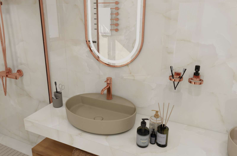 Duna/Velsaa - Керамогранит - Bruni Onix - Bianco Glossy (Серия LIGHT) - 120х60 см