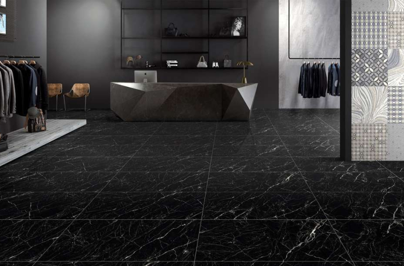 Duna/Velsaa - Керамогранит - Estrada Nero - 120х60 см 