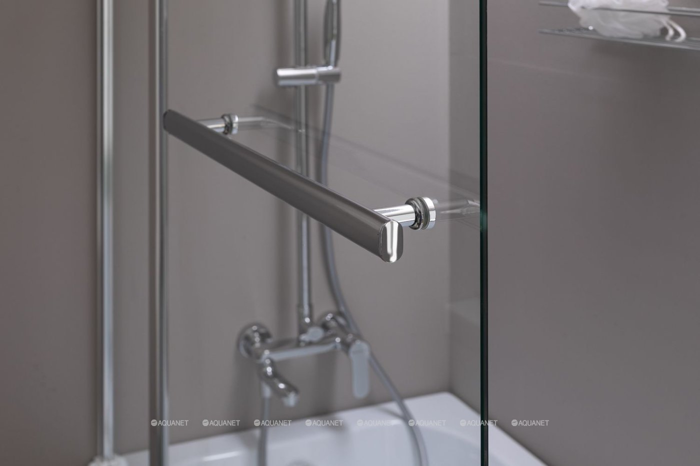 Шторка для ванны Aquanet SG-1200, прозрачное стекло
