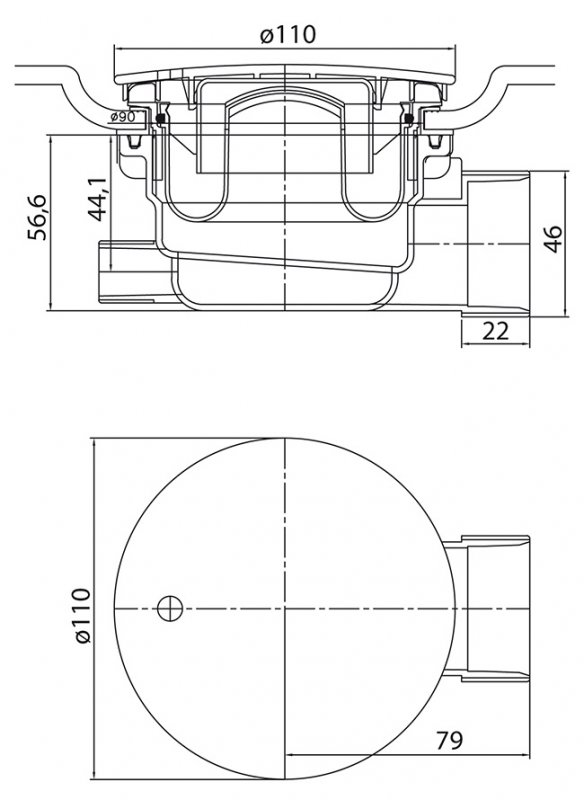 Акриловый поддон CEZARES TRAY-A-RH-120/80-550-15-W-R