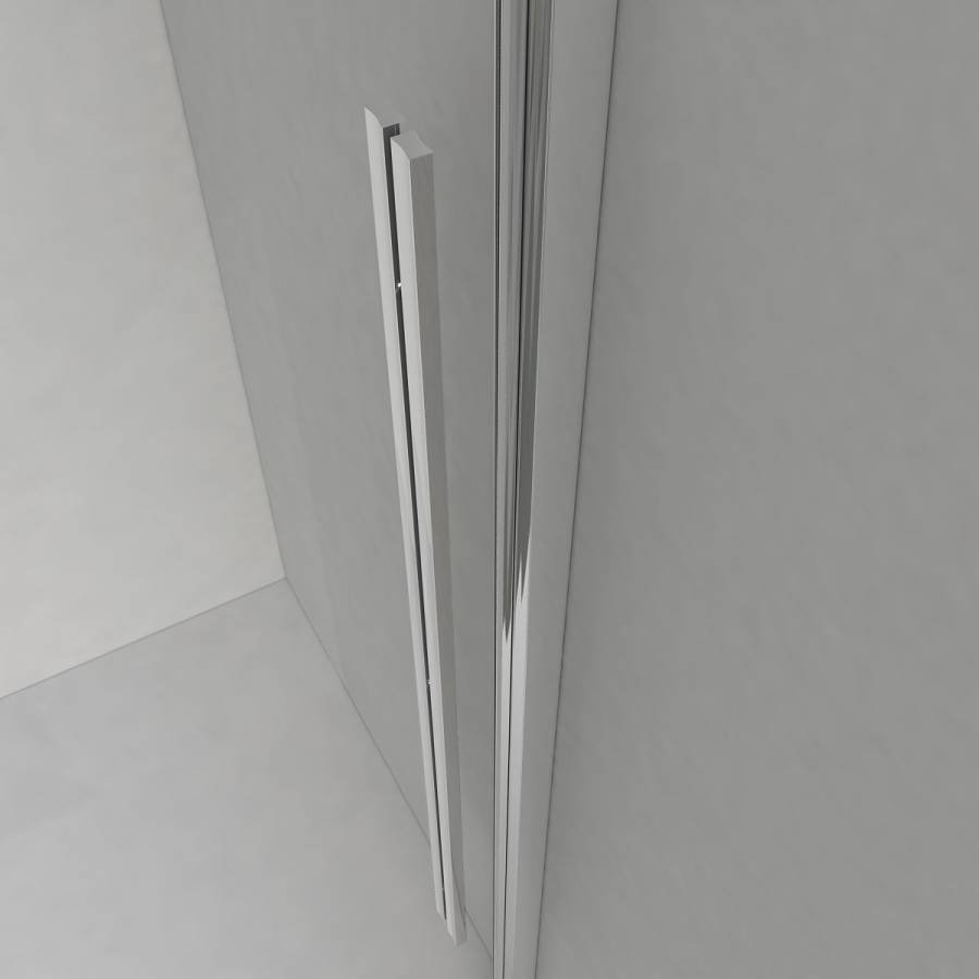 Душевой уголок Lugano VSR-1L1013CLGM-1 1300*1000, вороненая сталь, стекло прозрачное