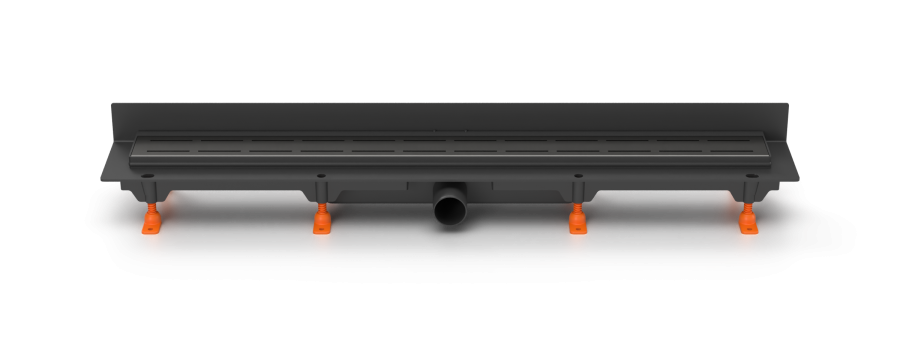 Душевой лоток 95 см Creto Walkway CRE-950 WB-P с решеткой, черный