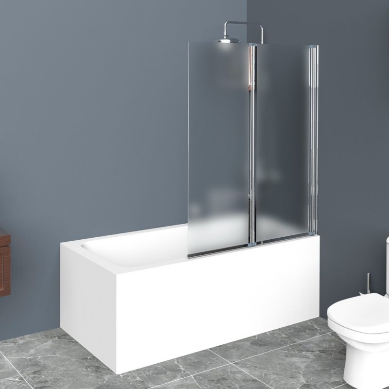 Душевая шторка на ванну BelBagno UNO-V-2-90/150-C-Cr