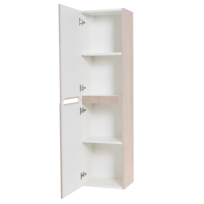 Шкаф подвесной BelBagno ETNA-1500-2A-SC-WO-P-R Rovere Bianco