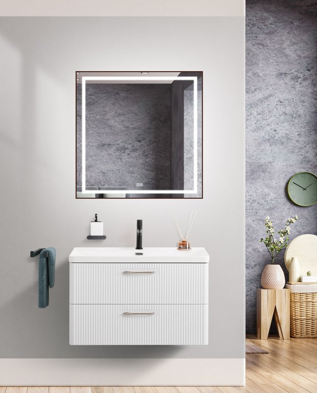 Керамическая раковина BelBagno BB-8076-3-80