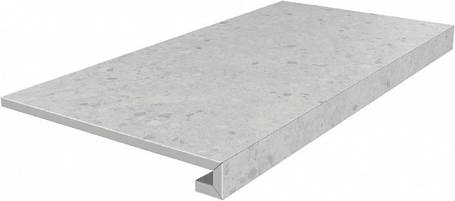 Ступень SG632420R\GCF клееная Терраццо серый светлый  33x60x0,9