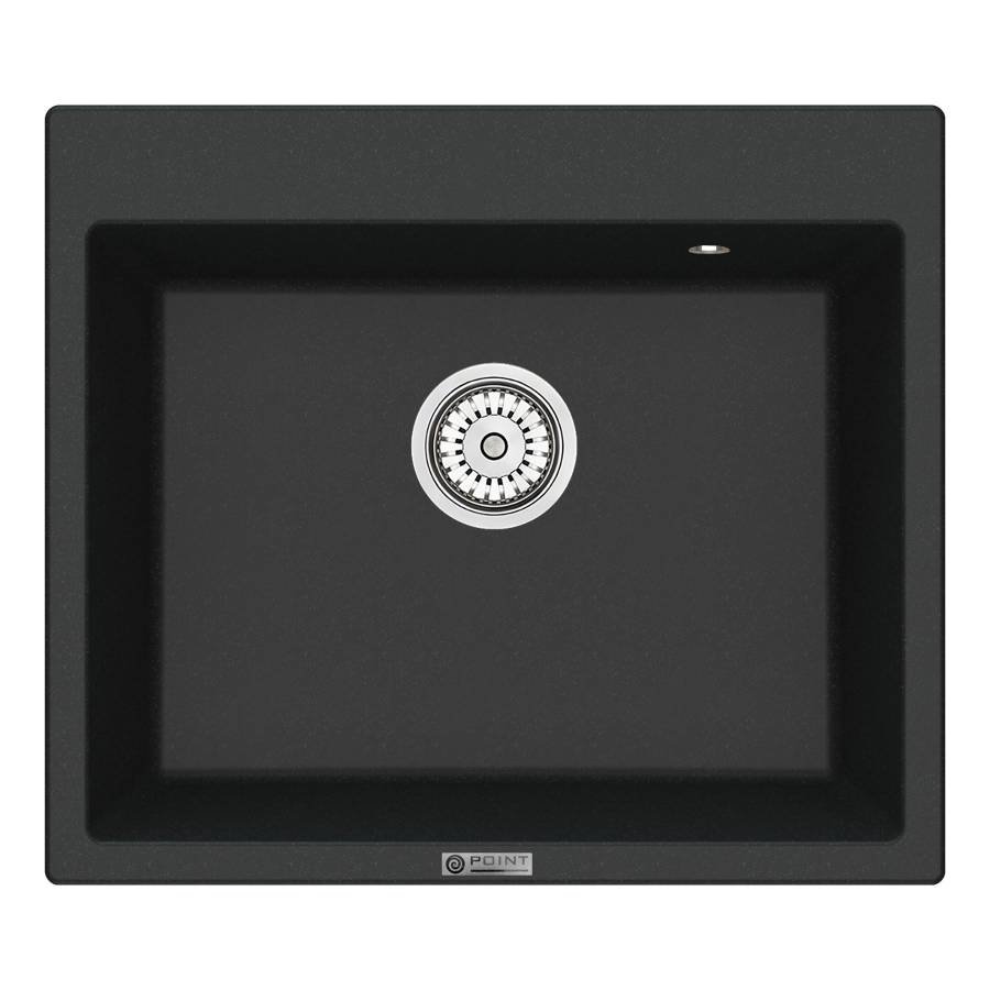 Мойка кухонная Point Бинга 60 PN3003B, черный