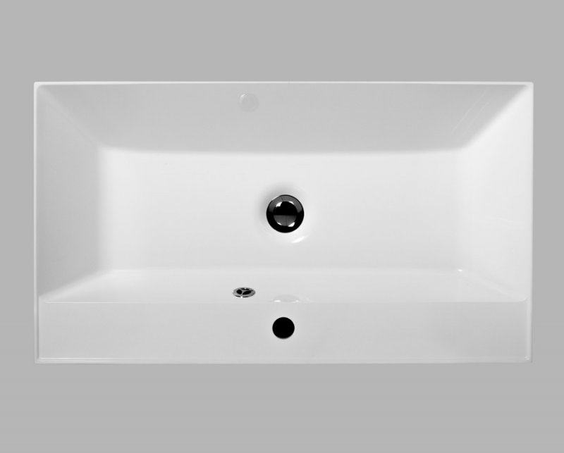 Тумба с раковиной подвесная BelBagno VITTORIA 80 Pino, раковина белая