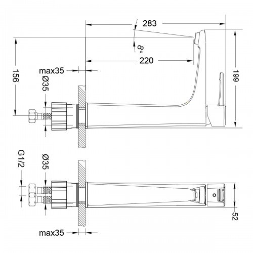 Смеситель Lemark Evitta LM0509C для раковины