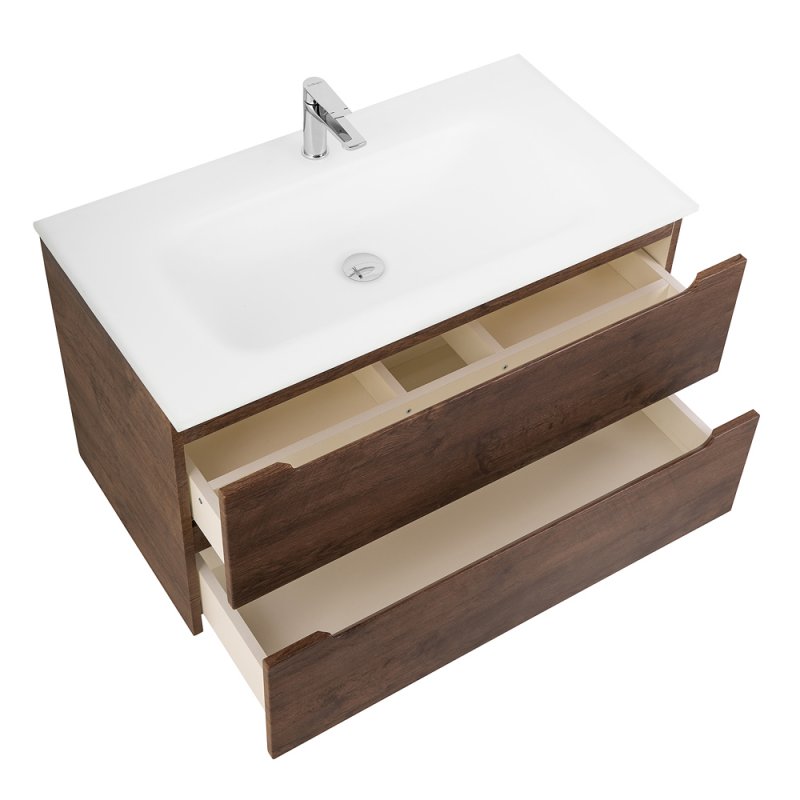 Стеклянная раковина BelBagno BB910/465-LV-VTR-BL