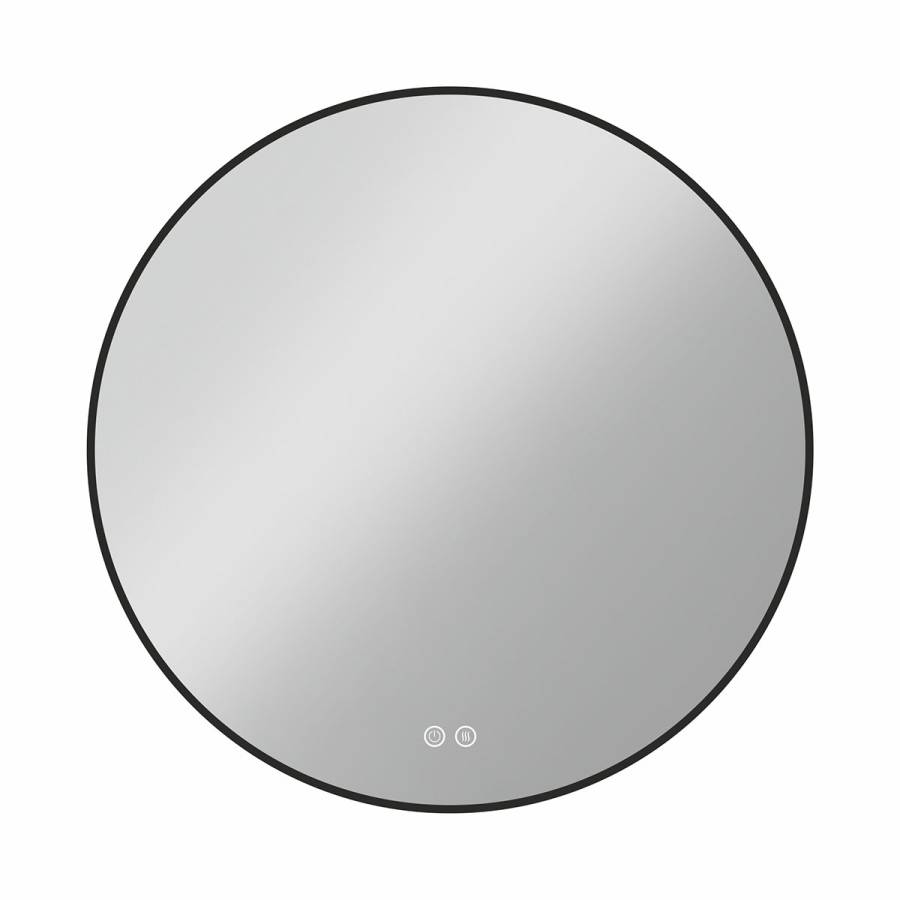 Зеркало LED VLM-3DE700B-2 700x700 c сенсорным выключателем и диммером, антизапотевание