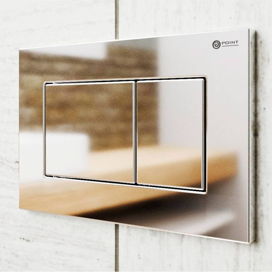 Клавиша смыва Point Ника PN44081C для инсталляции, хром