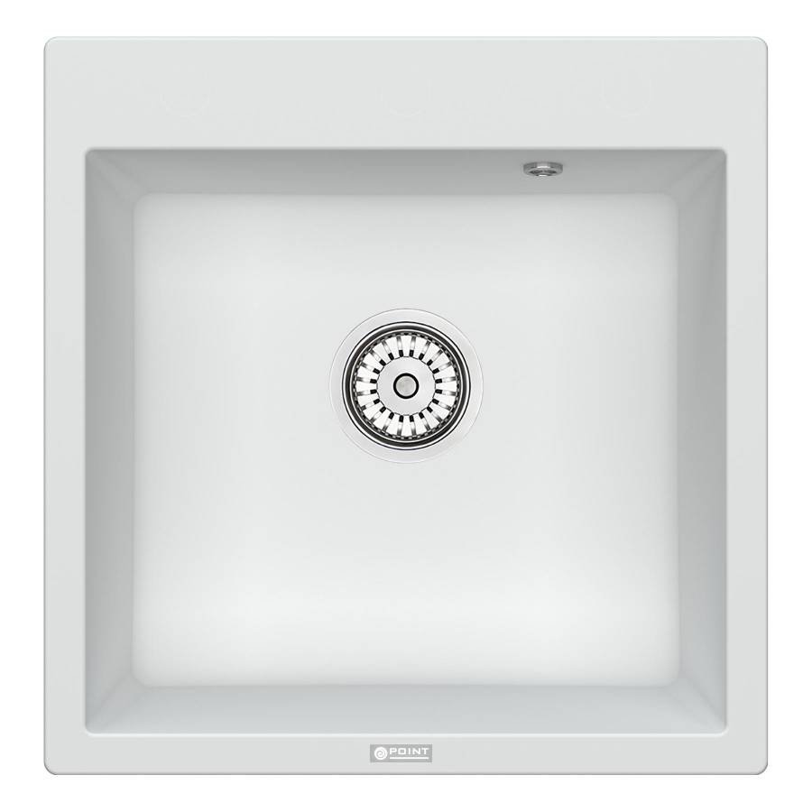 Мойка кухонная Point Арбель 51 PN3001W, белый
