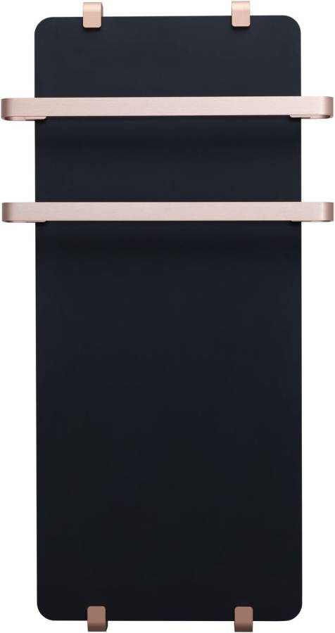 Полотенцесушитель электрический Allen Brau Infinity 140x44 с рейлингом 2.0 и креплением, медь браш