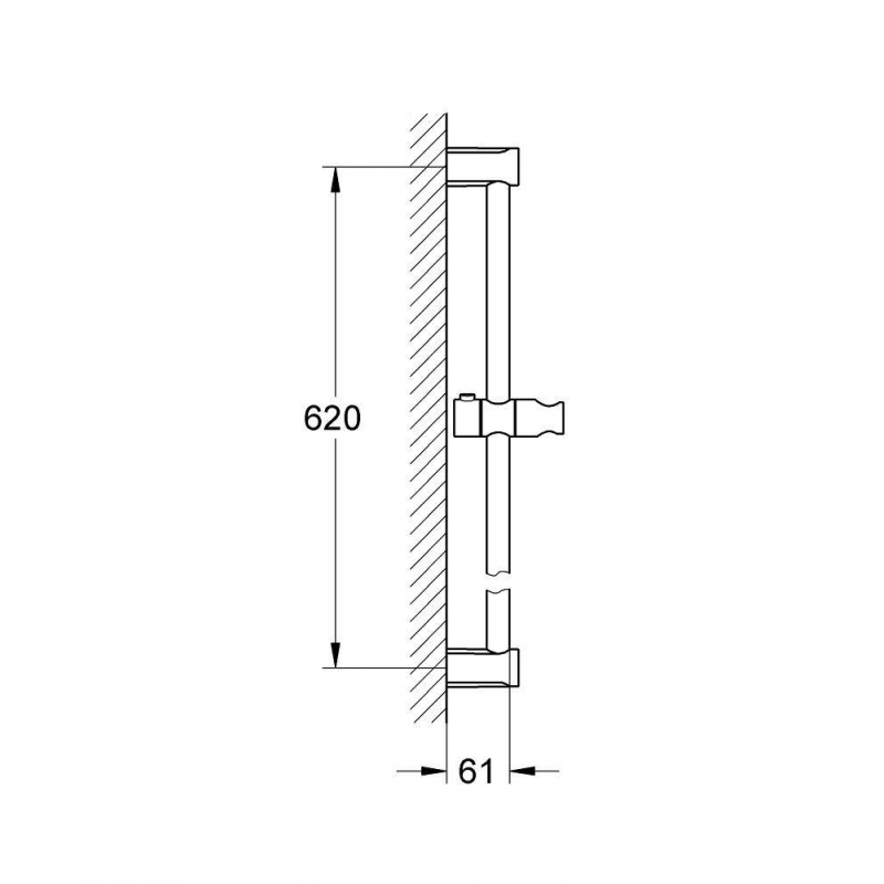 Душевая штанга Grohe Tempesta Cosmopolitan 27521000 хром