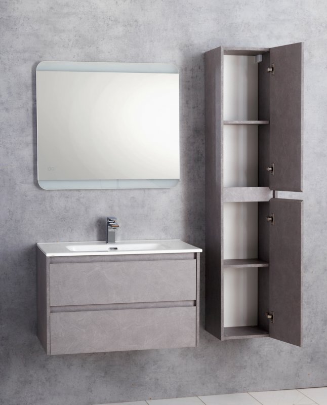Шкаф подвесной BelBagno KRAFT-1600-2A-SC-RGB-R Rovere Galifax Bianco