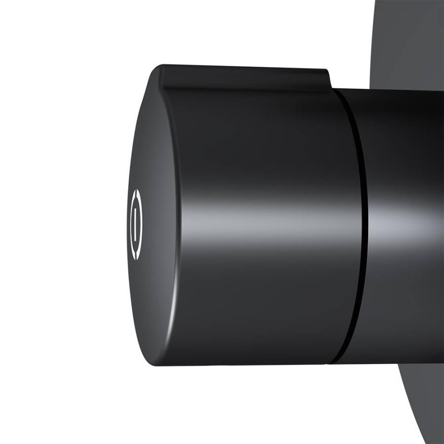 F85A45722 X-Joy TouchReel Смеситель д/ванны/душа, монтируемый в стену, чёрный, шт.