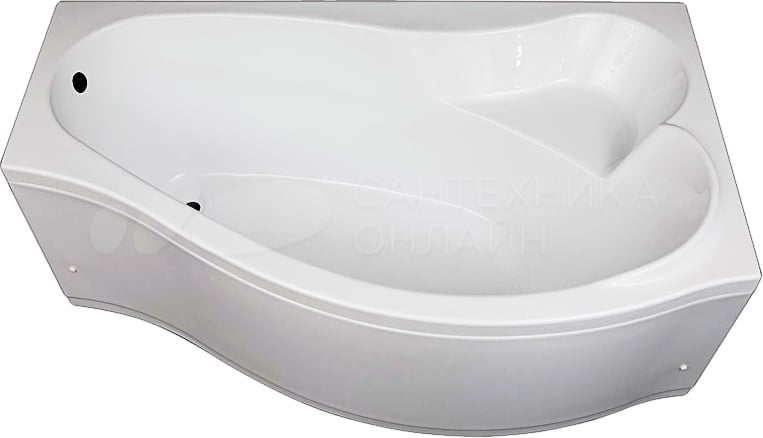 Акриловая ванна Aquanet Palma 170x90/60 R (с каркасом)