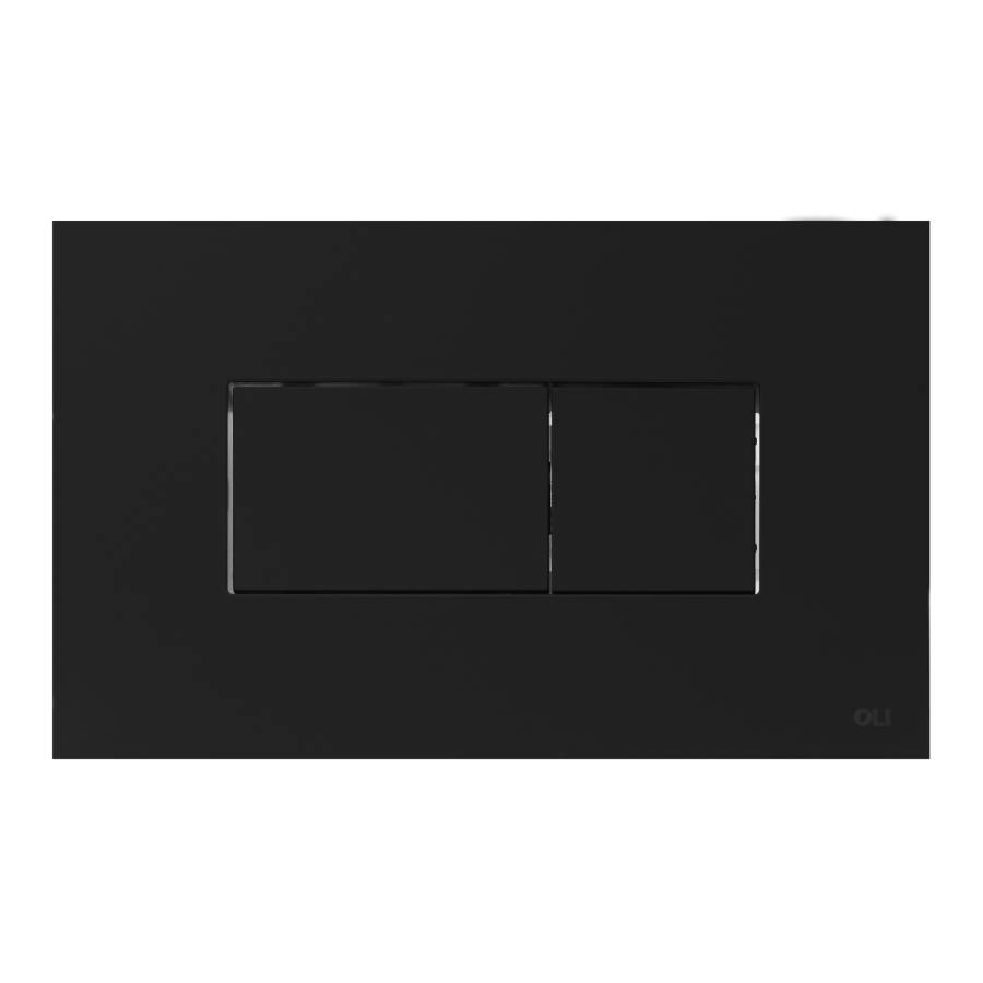 Сет: OLI 120 ECO Sanitarblock pneumatic+Панель KARISMA, черн+Унитаз Point Меркурий, т.сер PN41831GM