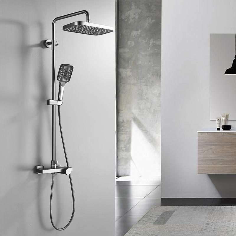 Душевая стойка с термостатом ROSE R18T R1896T-6