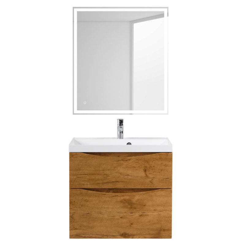 Тумба с раковиной подвесная BelBagno MARINO-H60 70 Bianco Lucido, раковина белая