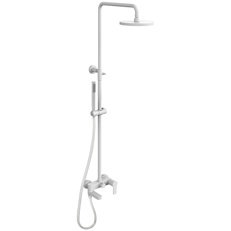 Душевая стойка Paffoni Blu ZCOL632BO белый матовый