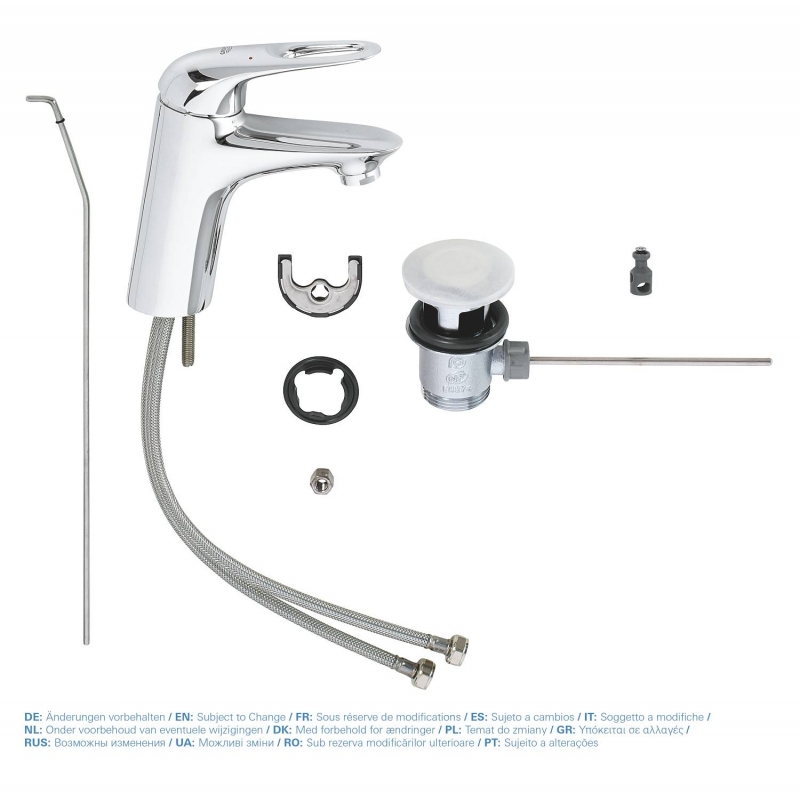 Смеситель для раковины Grohe Eurostyle New 33558003 хром