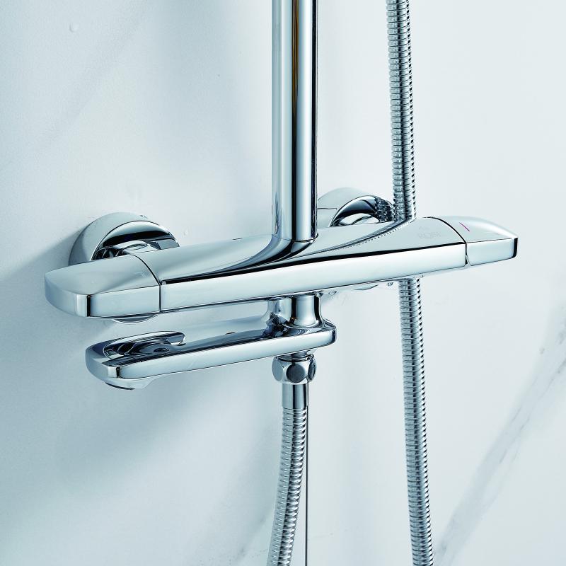 Душевая стойка с термостатом ROSE R39 R3936