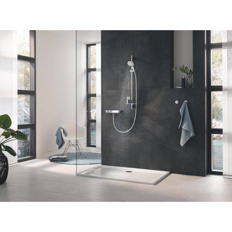 Душевой гарнитур GROHE Rainshower SmartActive 130, 3 вида струй, хром (26578000)