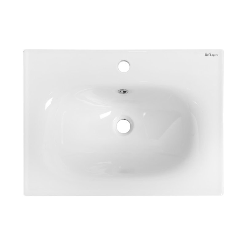 Тумба с раковиной подвесная BelBagno ETNA-H60 60 Bianco Lucido, раковина белая