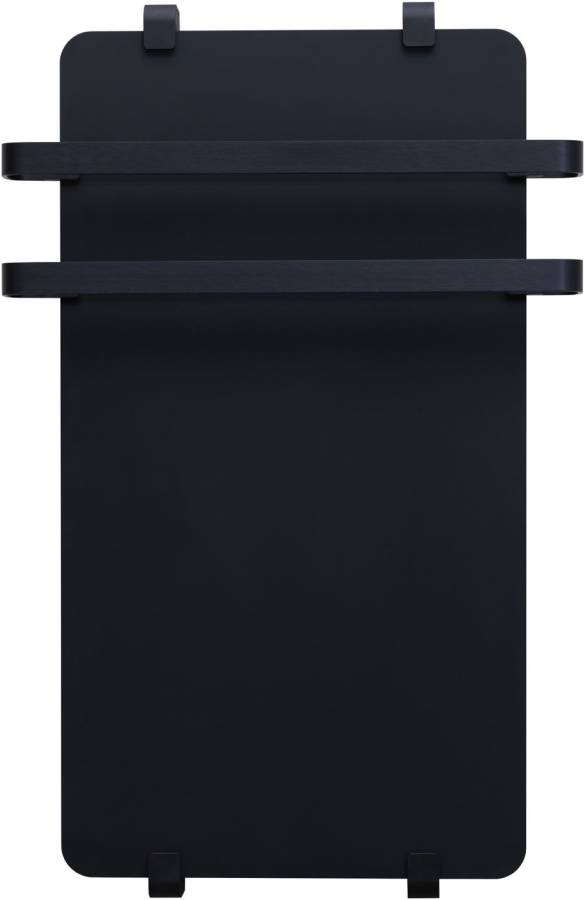 Полотенцесушитель электрический Allen Brau Infinity 120x44 с рейлингом 2.0 и креплением, черный матовый