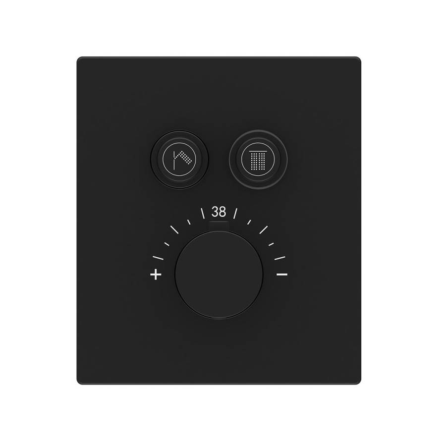 Душевой комплект Inspire VSFW-3I21T1MB встраиваемый, термостатический, 2 режима, черный