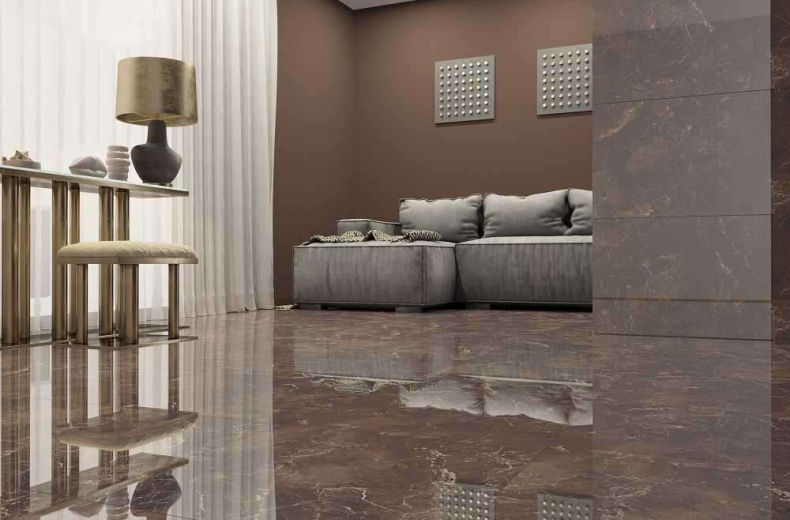 Duna/Velsaa - Керамогранит - Copper Slab black - 120х60 см