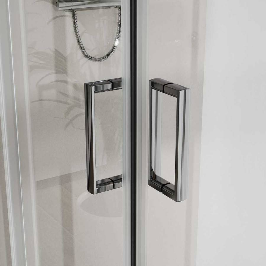 Душевой уголок City VSS-5CT8010CL, 1000*800, хром, стекло прозрачное