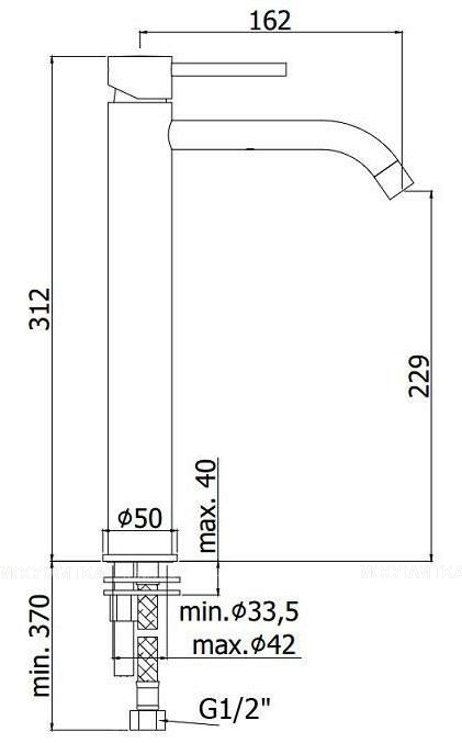 Смеситель для раковины Paffoni Light LIG081CR