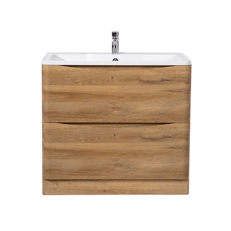 Тумба с раковиной напольная  BelBagno ACQUA 90 Bianco Lucido, раковина белая