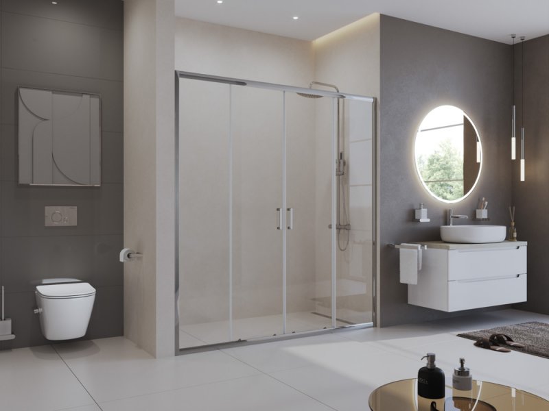 Душевая дверь BelBagno UNO-195-BF-2-170-P-Cr