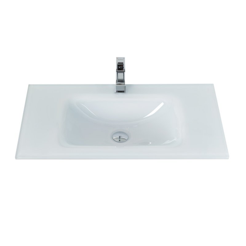 Тумба с раковиной подвесная BelBagno ETNA-H60 100 Bianco Lucido, раковина белая