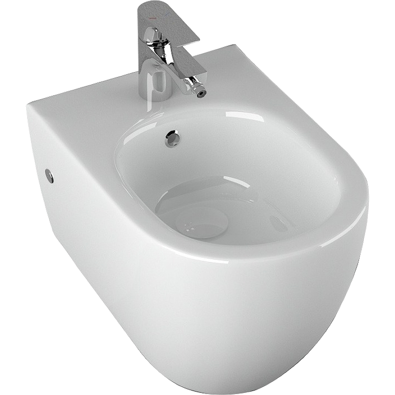 Биде подвесное Allen Brau Reality 4.32008.20 белый глянец