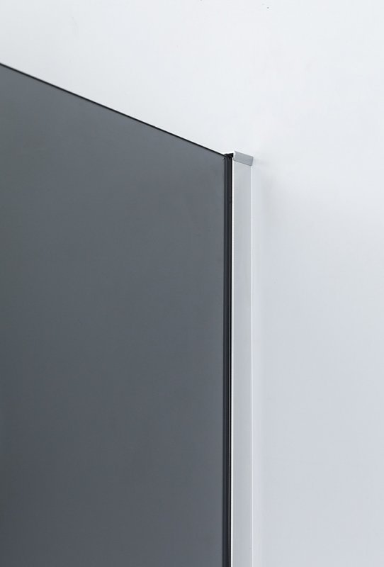SLIDER-B-1-80/90-GRIGIO-BORO Душевая дверь