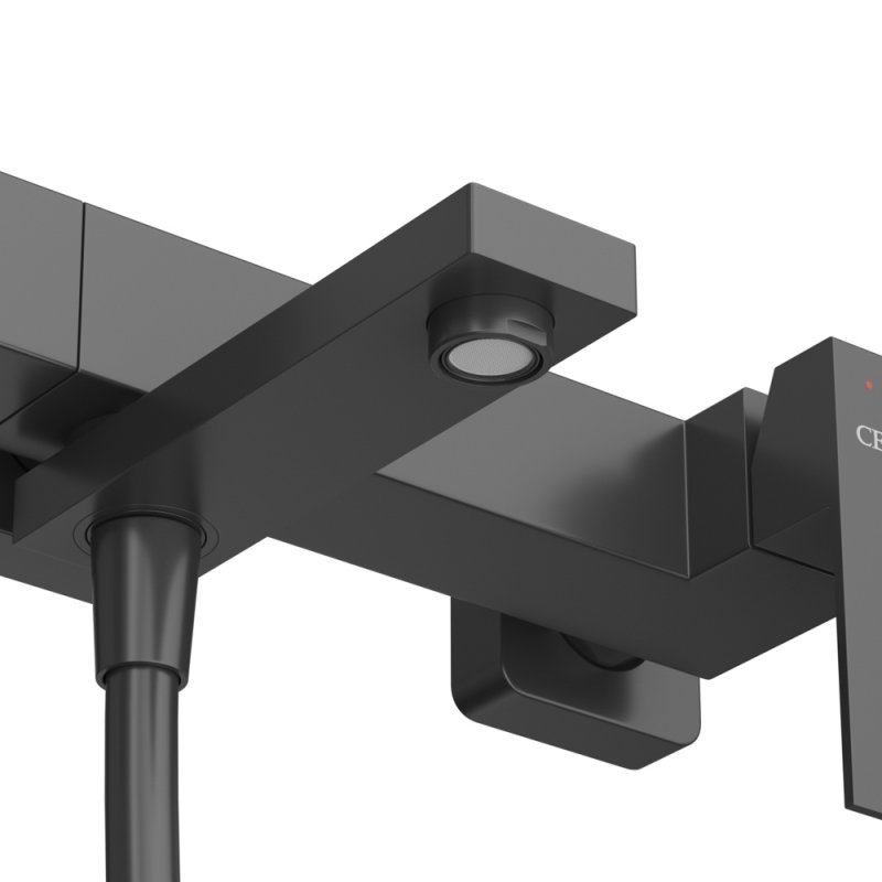 SLIDER-VD-IN Смеситель для ванны и душа однорычажный в комплекте с ручным душем, шлангом и держателем, сатин