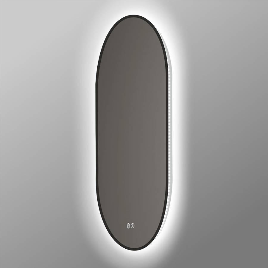 Зеркало LED VLM-3AU900B-2 500x900 c сенсорным выключателем и диммером, антизапотевание