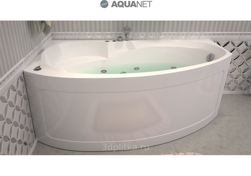 Акриловая ванна Aquanet Jersey 170x90 R (с каркасом)
