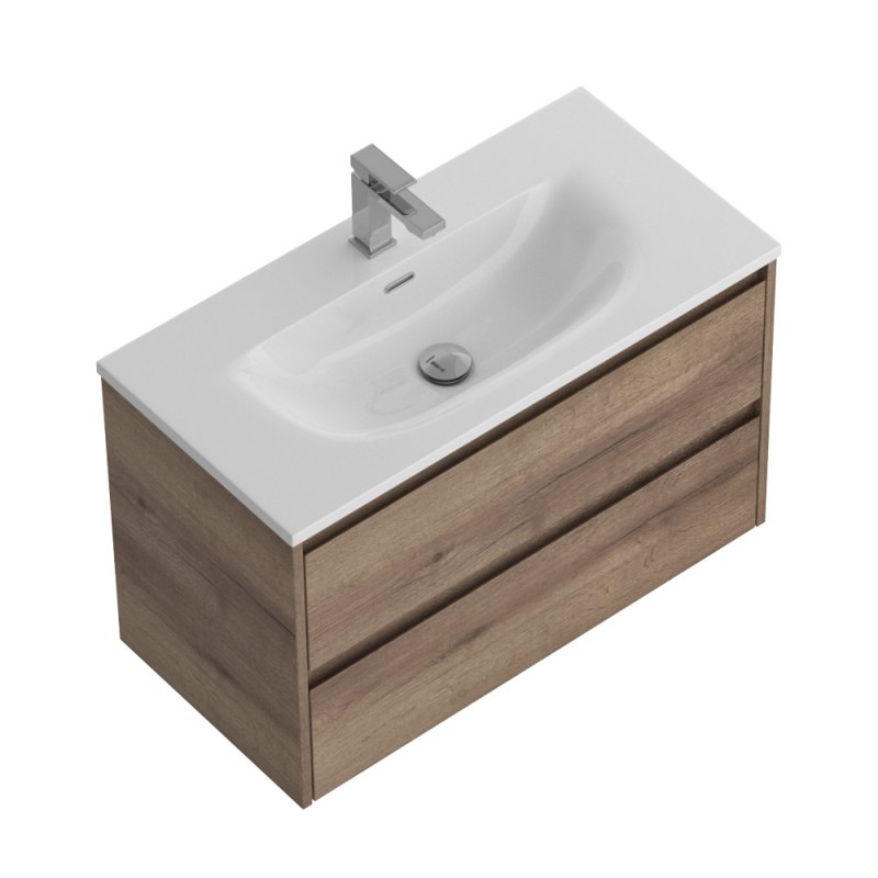 Керамическая раковина BelBagno BB-8099-3-80