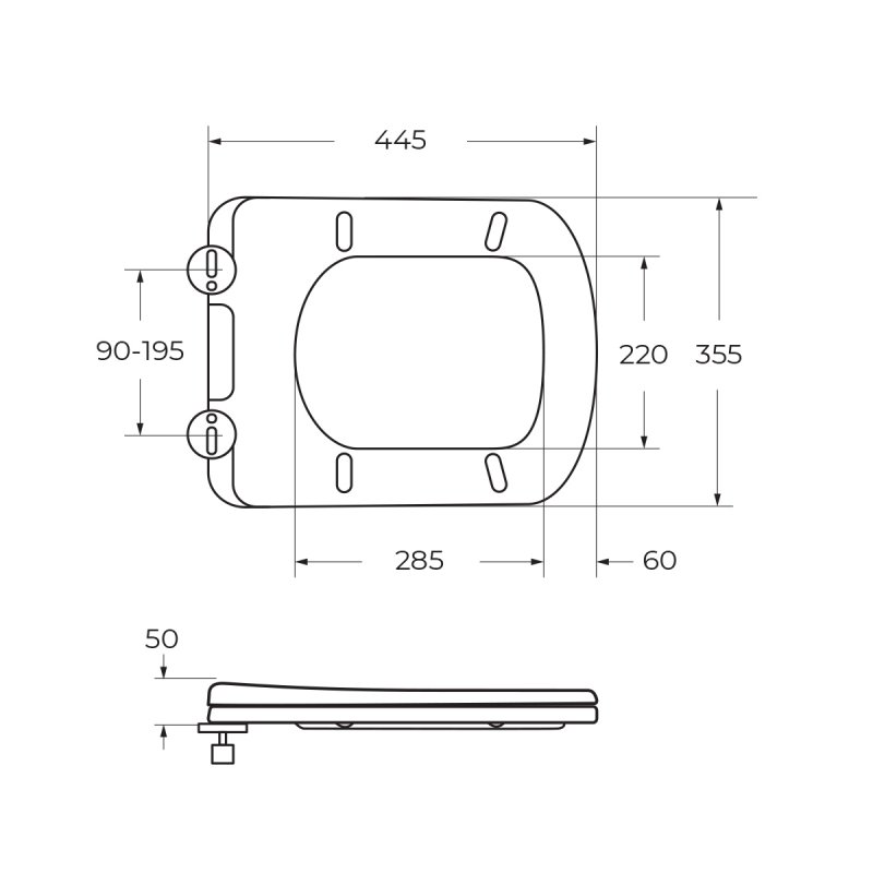 Чаша подвесного унитаза BelBagno PRADO BB10150CH