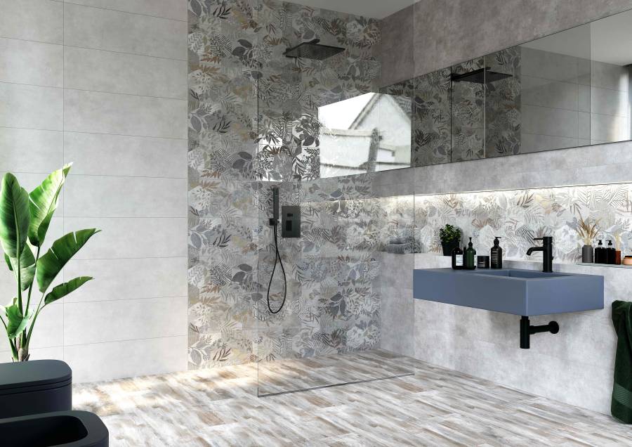 Плитка Cemento Grey W M 25x75 NR Mat 1