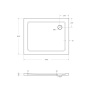 Поддон SMC CEZARES TRAY-M-AH-100/80-35-W